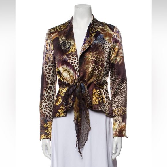 Roberto Cavalli Jackets & Blazers - Silk Roberto cavalli blazer